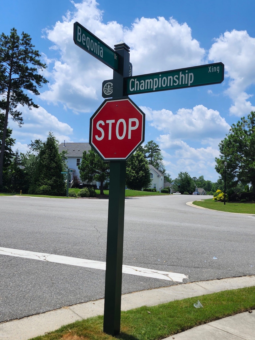 Magnolia Green Road Signs