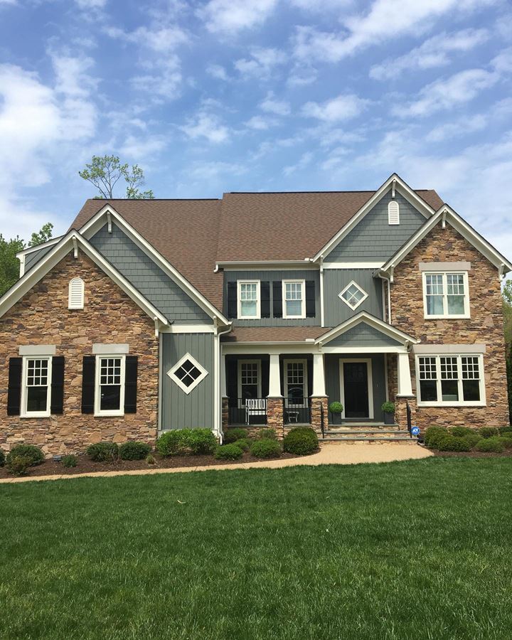 Exterior Cement Siding Painting in Midlothian, VA