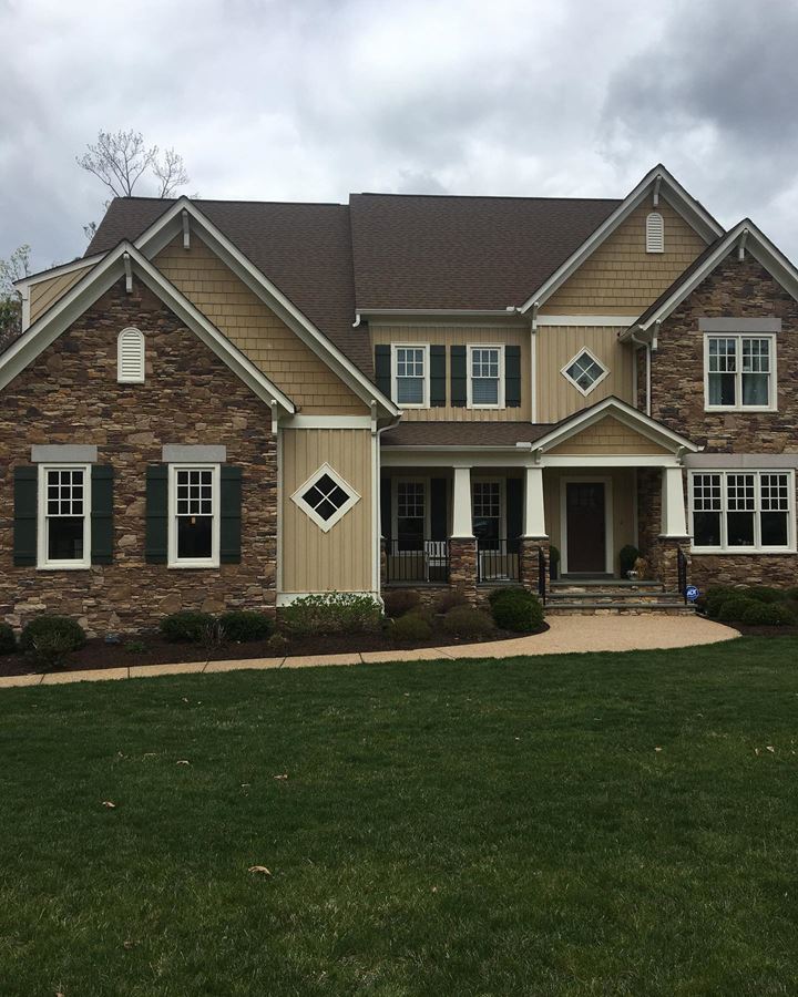 Exterior Cement Siding Painting in Midlothian, VA