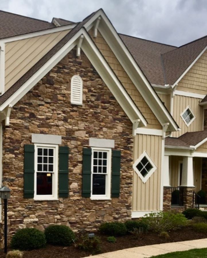 Exterior Cement Siding Painting in Midlothian, VA