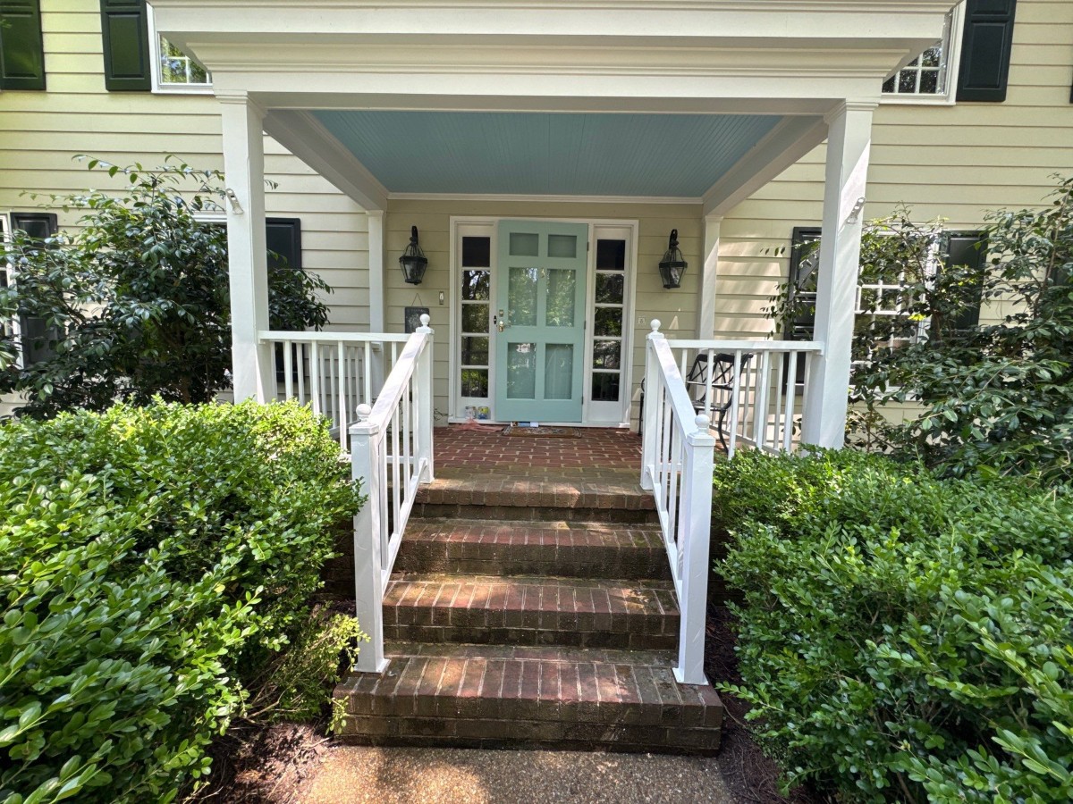 Power washing services completed for residential home in Henrico, VA
