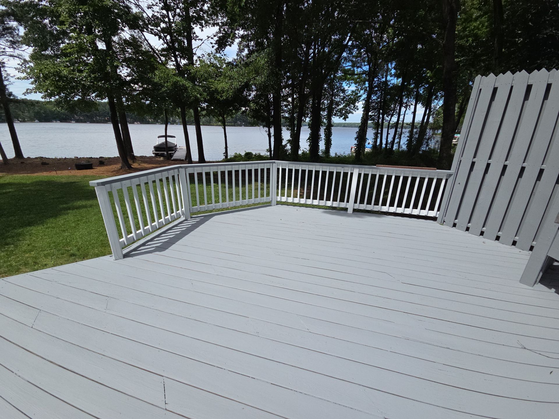 Deck Board Replacement and Solid Stain in Midlothian, VA  Thumbnail