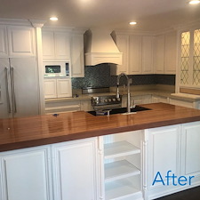 Kitchen Cabinet Painting Brandermill, VA 1