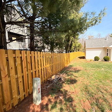 Salem Run Fence Staining 0